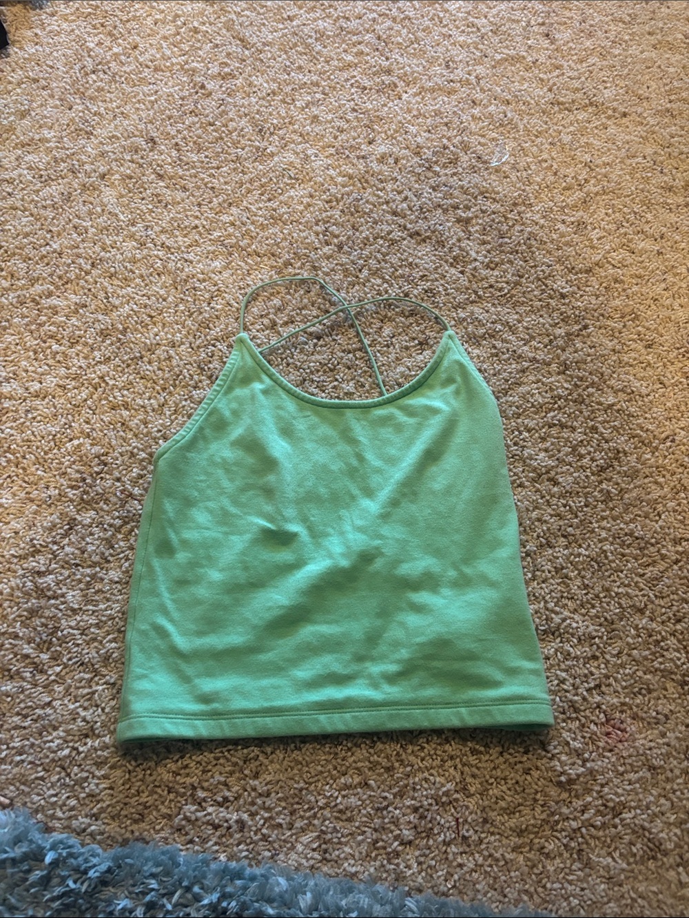 American Eagle Outfitters Mint Green Crisscross Strap Camisole